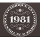Tee shirt vintage - Fabriqué en 1981 Conforme & Authentique - Femme