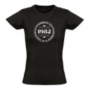 Tee shirt vintage - Fabriqué en 1982 Conforme & Authentique - Femme