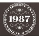 Tee shirt vintage - Fabriqué en 1987 Conforme & Authentique - Homme