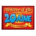 Livre d'or 20 aine