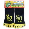 Chaussettes à orteils la 40 aine