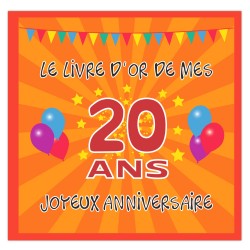 Livre d'or 20 ans - Fabriqué en France