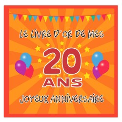 Livre d'or 20 ans - Fabriqué en France