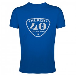 Tee shirt Super 40 Vintage Hero