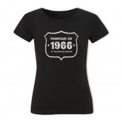 Tee shirt - Fab 1966 - Coton bio - Femme