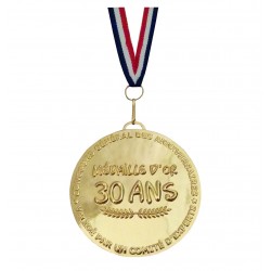 Médaille d'or 30 ans