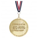 Médaille d'or 40 ans