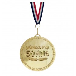 Médaille d'or 50 ans