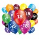 Lot de 20 ballons anniversaire 18 ans