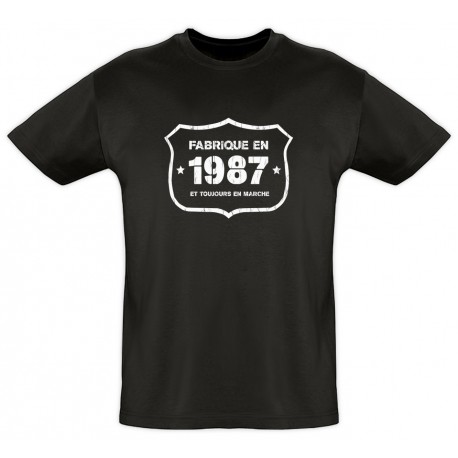 Tee shirt - Fab 1987 - Coton bio - Homme