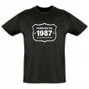Tee shirt - Fab 1987 - Coton bio - Homme