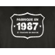 Tee shirt - Fab 1987 - Coton bio - Homme