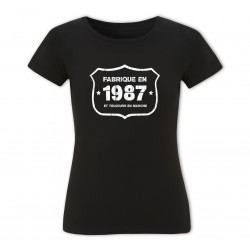 Tee shirt - Fab 1987 - Coton bio - Femme