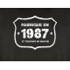 Tee shirt - Fab 1987 - Coton bio - Femme