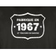 Tee shirt - Fab 1967 - Coton bio - Femme