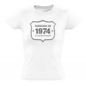 Tee shirt - Fab 1974 - Coton bio - Femme