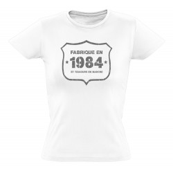 Tee shirt - Fab 1984 - Coton bio - Femme