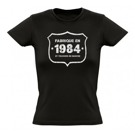 Tee shirt - Fab 1984 - Coton bio - Femme