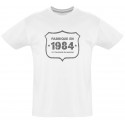 Tee shirt - Fab 1984 - Coton bio - Homme