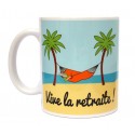 Mug Vive la retraite personnalisable