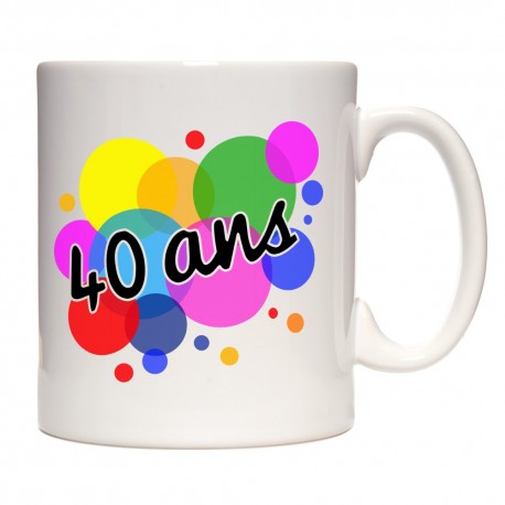 Mug anniversaire 40 ans