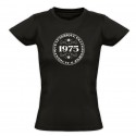 Tee shirt vintage - Fabriqué en 1975 Conforme & Authentique - Femme