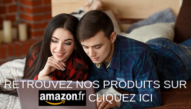 Retrouvez nos produits sur Amazon